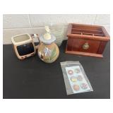 Hand soap dispenser, organizer, mug, little