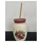 Fruit Designed Butter Churn 15.5in