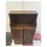Vintage Wood Decor Cupboard 32.5x18.5