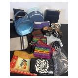 Group of wallets and belts and more