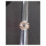 Three copper rings size 6.5