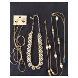 Group of vintage necklaces
