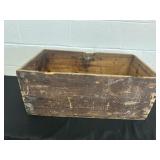 Vintage wood Box 11.5x12.5x28