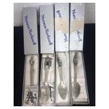 vintage Dave Grossman Designs pewter spoons