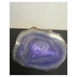 7ï¿½ purple agate slice