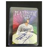 Shohei Ohtani Platinum Cuts facsimile auto