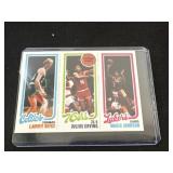 Larry Bird Magic Johnson 1980/81 Topps rookie