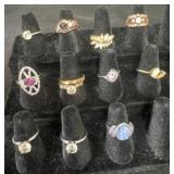 11 different style ring different sizes