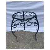 Metal Decor Planter Stand 16in