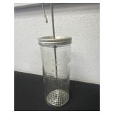 vintage Wesson Oil Mayonnaise Maker Glass jar