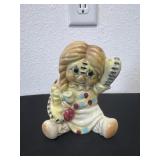 6ï¿½ vintage Raggedy Ann ceramic figurine