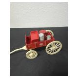 vintage Red IHC Buckboard Wagon