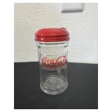 1992 vintage Coca-Cola glass sugar dispenser