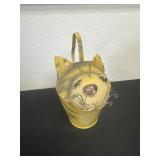 Metal cat pale pitcher 10ï¿½