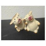 2.5ï¿½ vintage 1960s Japanese ceramic salt and