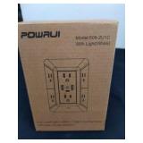 New 6 AC outlets with two USB a plus one USBC