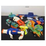 Group of nerf Fortnite and elite guns