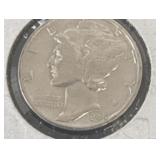 1945 United States Mercury dime