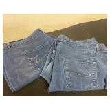 Two size 22 w short jeans
