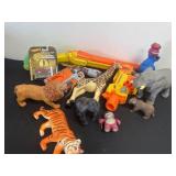 Group of toys nerf guns