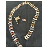 American Flag Pins and Nazarene 60th year Pin