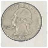 1956 Washington silver quarter 90% silver