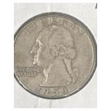 1956 Washington Quarter 90% silver
