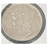 1942 United States Mercury dime