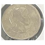 1979 Susan B. Anthony dollar coin