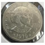 1979 Susan B. Anthony dollar coin