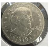 1979 Susan B. Anthony dollar coin