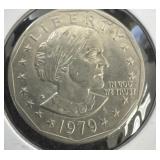 1979 Susan B. Anthony dollar coin