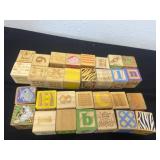 Wood kids blocks