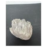 2 natural clear quartz crystal cluster,