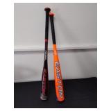 2 Easton metal bats