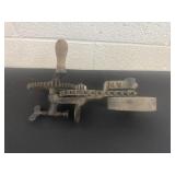 antique hand-cranked grinder