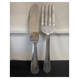 24ï¿½ metal fork and knife