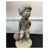 21in 1987 Henri Studio Basketball Statue Kid