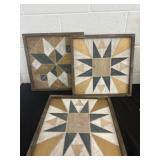 16x16 3 Unique Wood Wall Dexor
