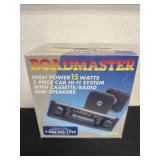 Road master 3pc car hi fi system with cassette