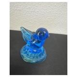 4ï¿½ TERRA BLUEBIRD OF HAPPINESS MUSIC BOX FIGURINE