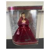 2002 holiday celebration Barbie in box