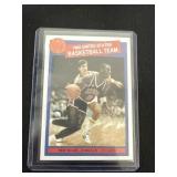Michael Jordan 1984 USA Olympic rookie promo card