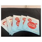 5 new packs of 120 acne patches