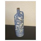 vintage blue ceramic decanter 7ï¿½