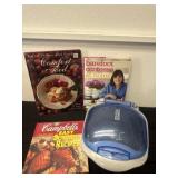 Lean mean fat grilling machine and cook books