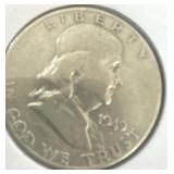 1949 s  Franklin Half Dollar