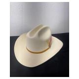 Pollo Salvaje cowboy hat features a black satin