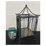 17ï¿½ metal candle holder and rubbing compound
