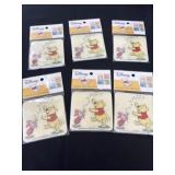 Winnie the pooh 6, 4 pack tub treads